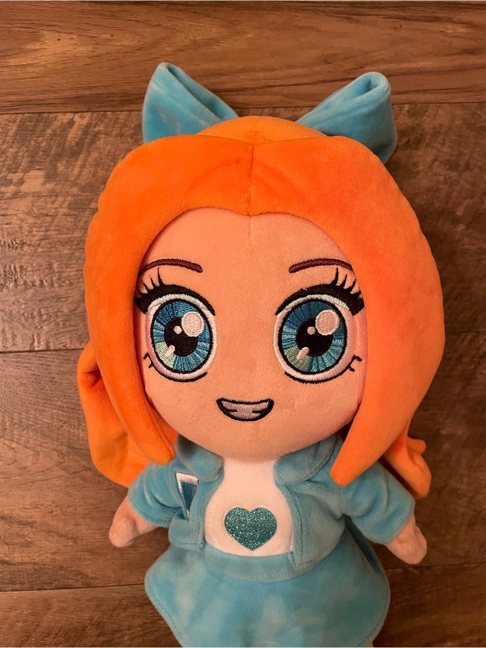 YouTube 2021 Mackenzie Turner “Skye” First Flight Cuties Plush Doll 14” Like NEW